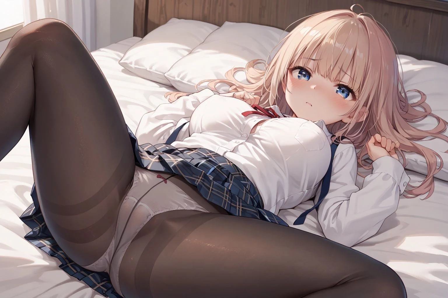 濃厚パンスト中出し 画像1