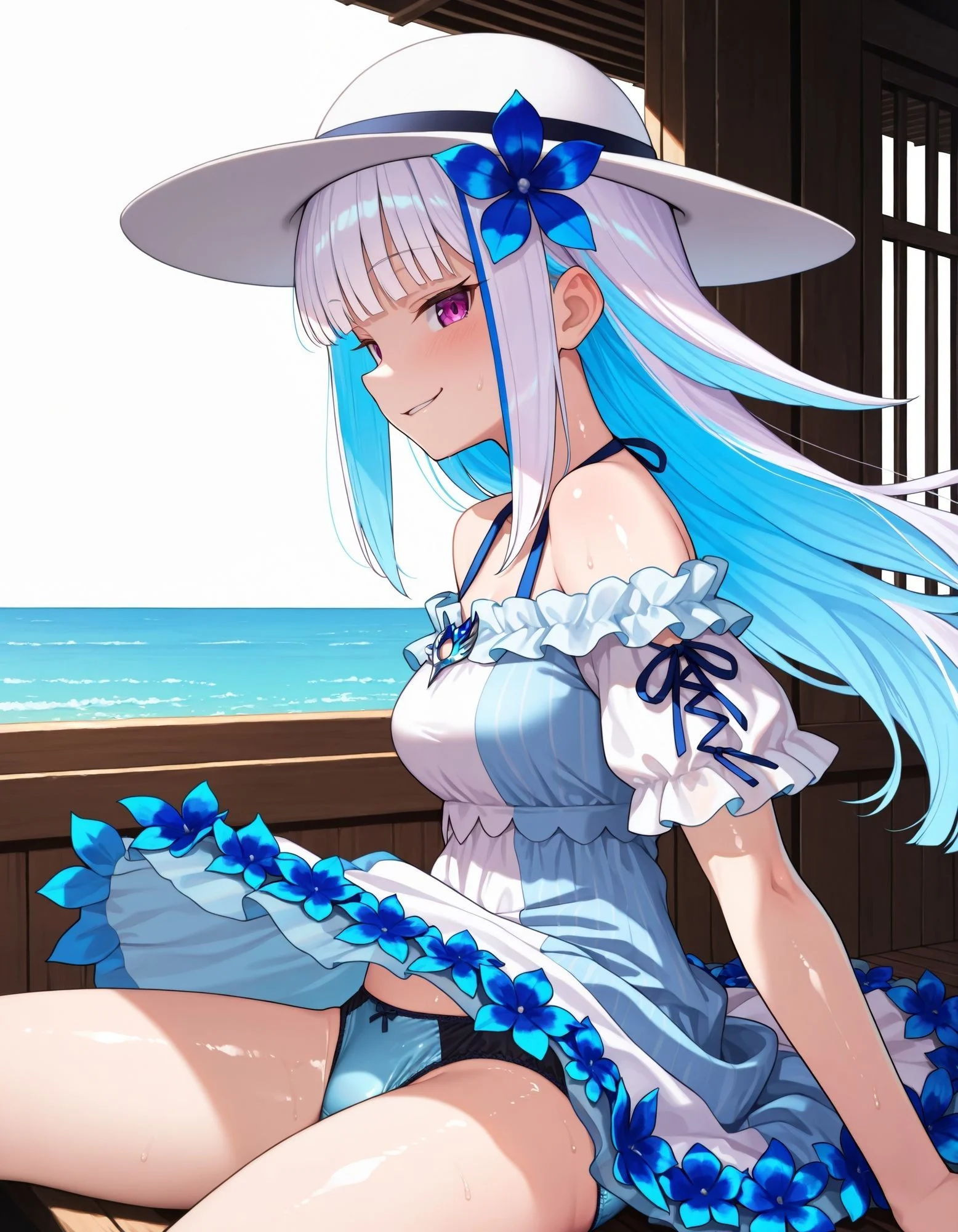 リゼ・ヘル〇スタのパンチラ 画像3