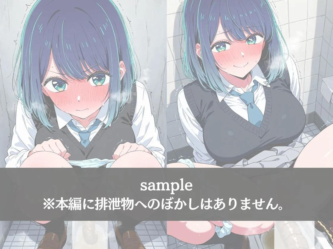 極太ウンコトイレ乱入〜絶対に見られたくない姿〜黒〇あかね 画像1