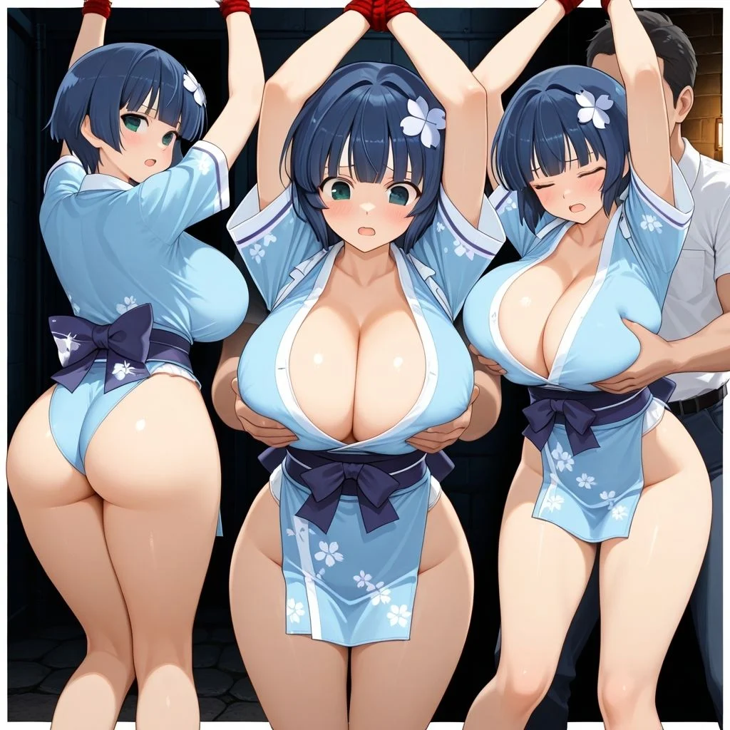 フェチコレ総集編 拘束されておっぱいを弄ばれる女戦士たち 画像1