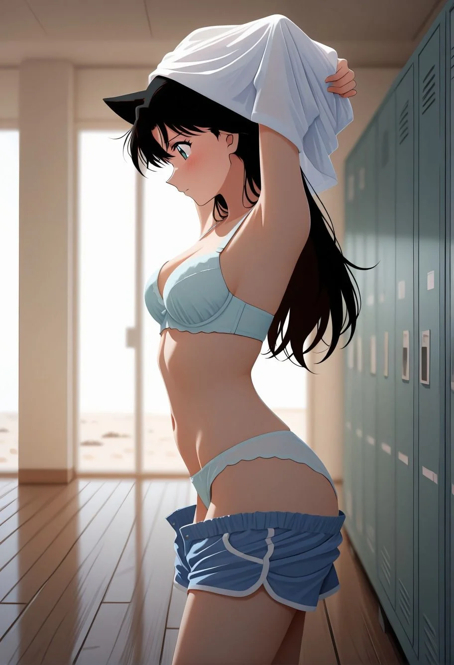 毛◯蘭催●堕ち:海水浴場でヌード公開オナニー、プールロッカールーム痴態満載コ〇ンパロディ 画像2