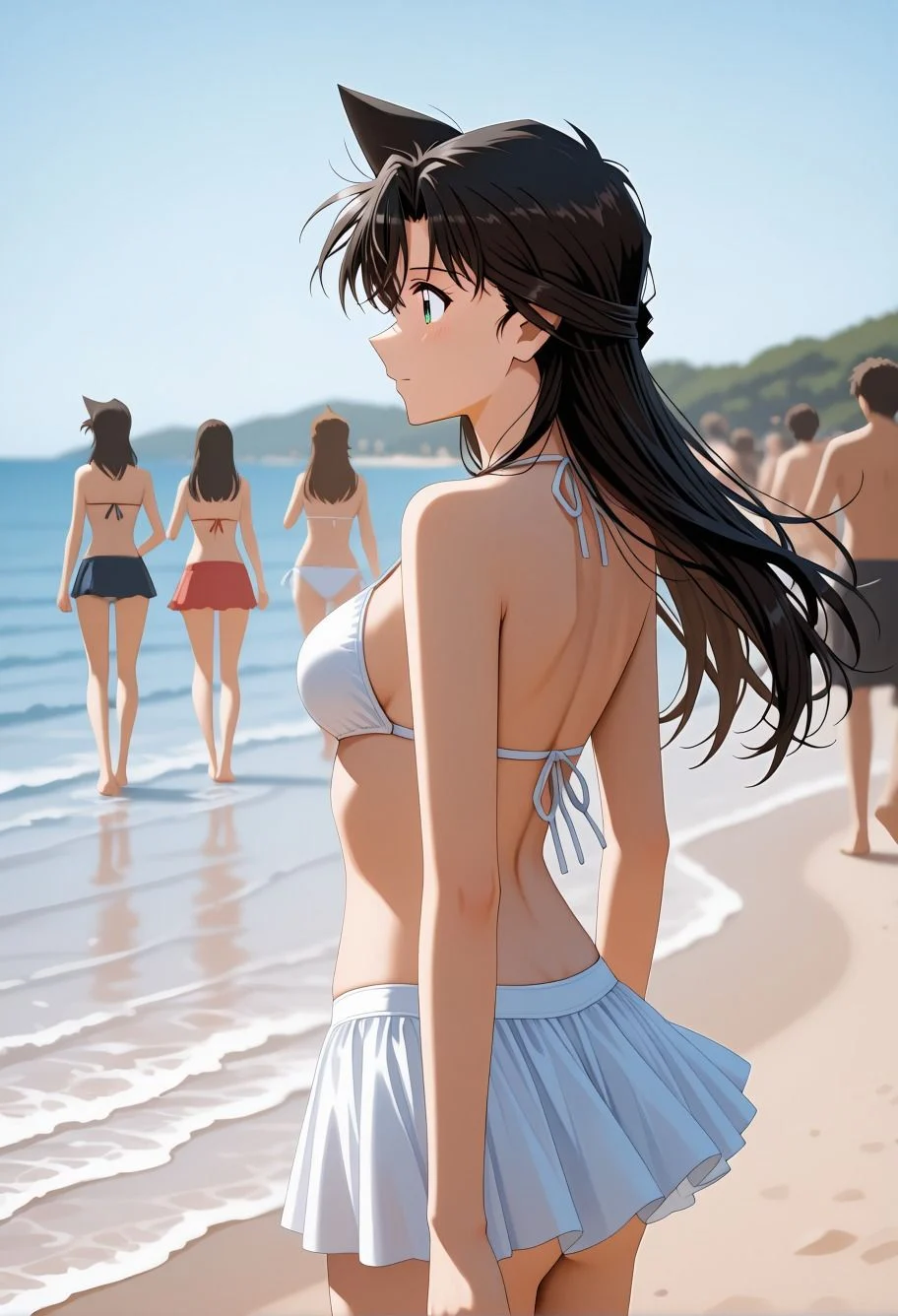 毛◯蘭催●堕ち:海水浴場でヌード公開オナニー、プールロッカールーム痴態満載コ〇ンパロディ 画像5