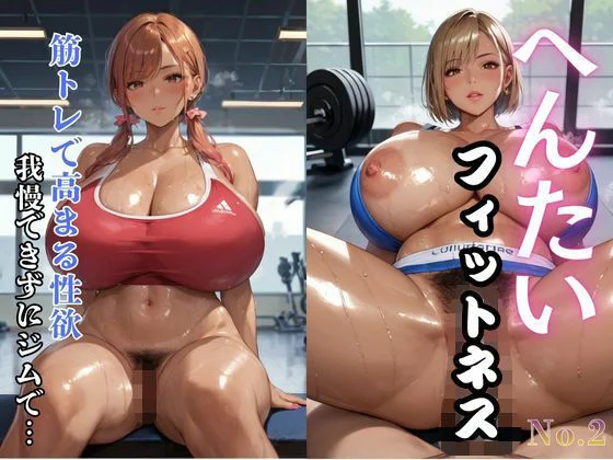 ぷりぷりケッツ-へんたいフィットネス 筋トレで高まる性欲 我慢できずにジムで…2  エロ画像719657