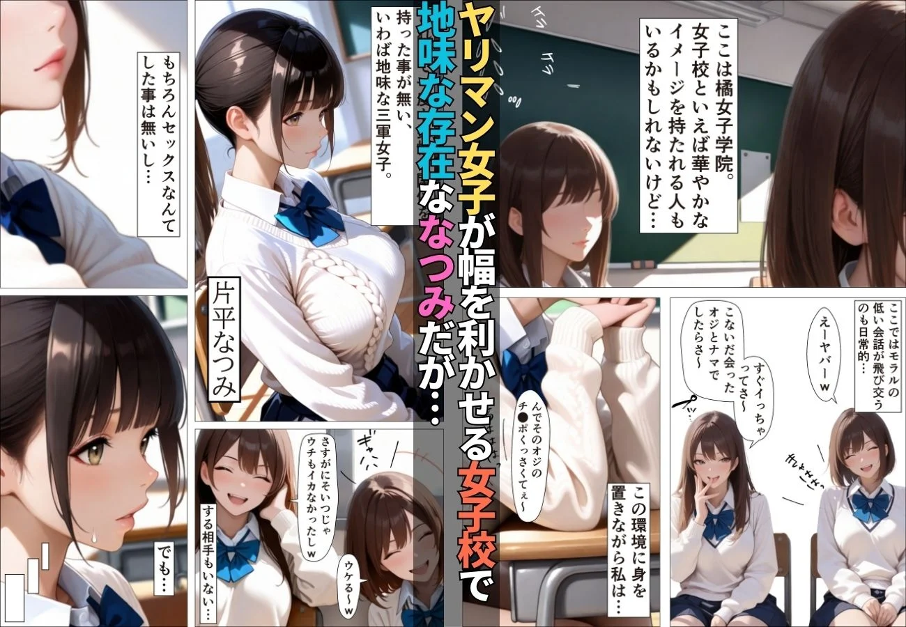 キモおじに処女マン差し出した美少女が連続SEXで快楽堕ちする話【漫画】【処女喪失】【売春】【初体験】 画像1