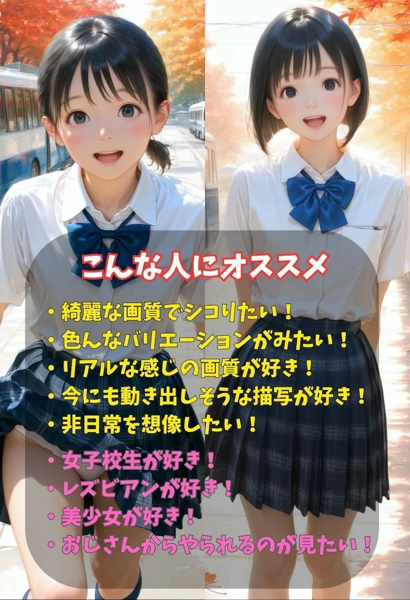 女子校生〜修学旅行、旅館部屋でエッチしてたらキモイ教師にバレて説教指導される〜 画像1