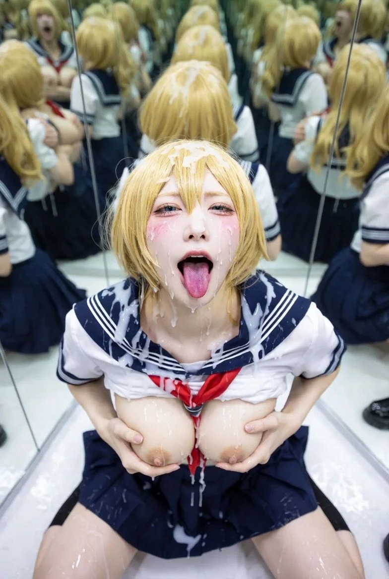 ザーメンまみれ 顔射・舌射・体射 画像集 画像7