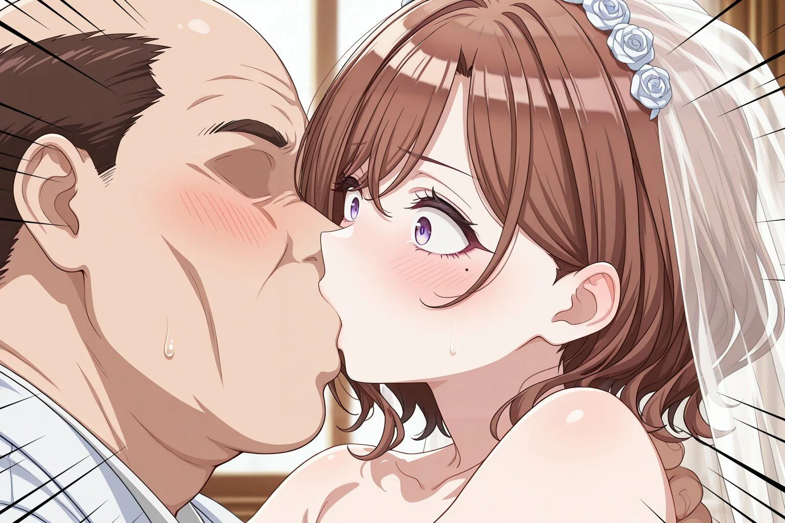 樋口○香 ウェディングドレスでキモおじにより強●性接待 画像3