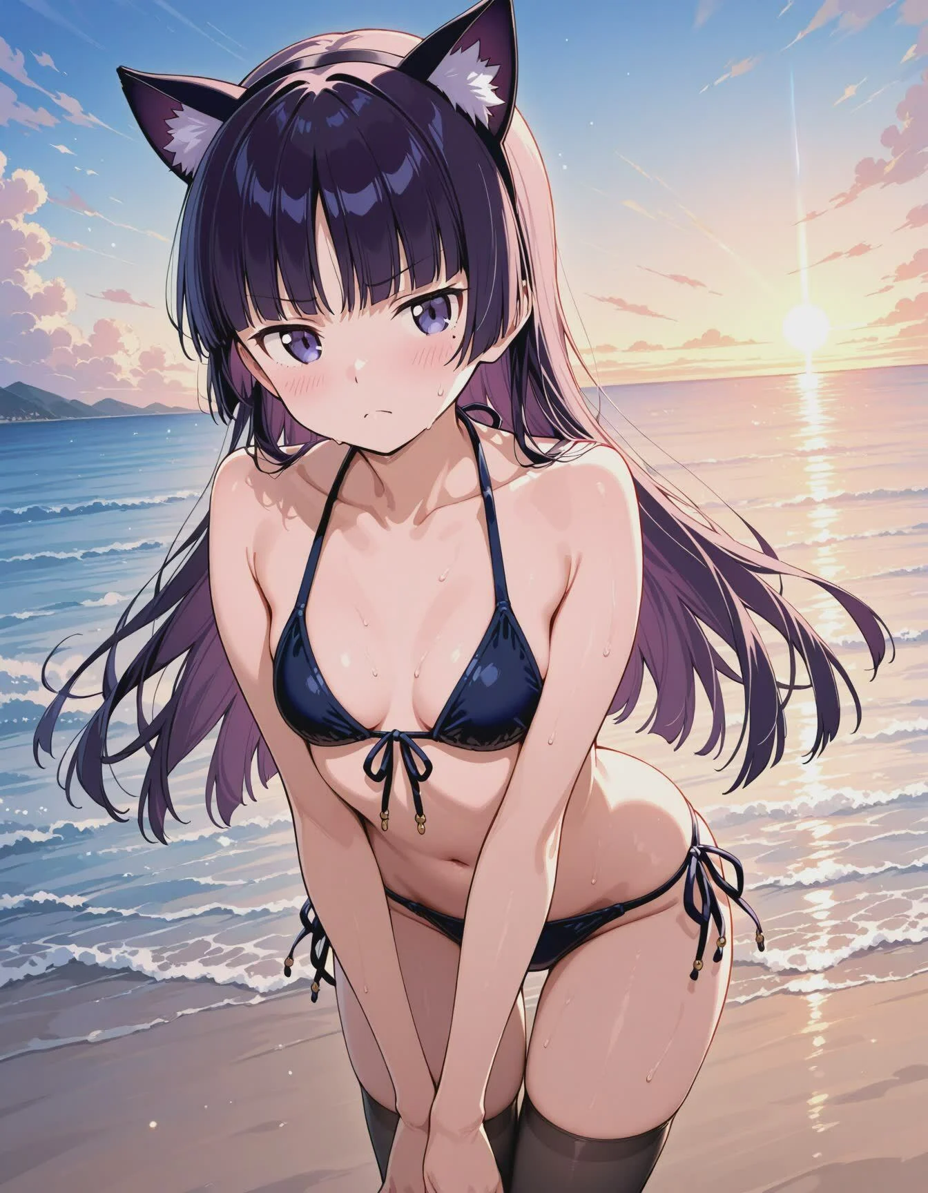 黒猫と、いっぱいエッチなじかん 画像1