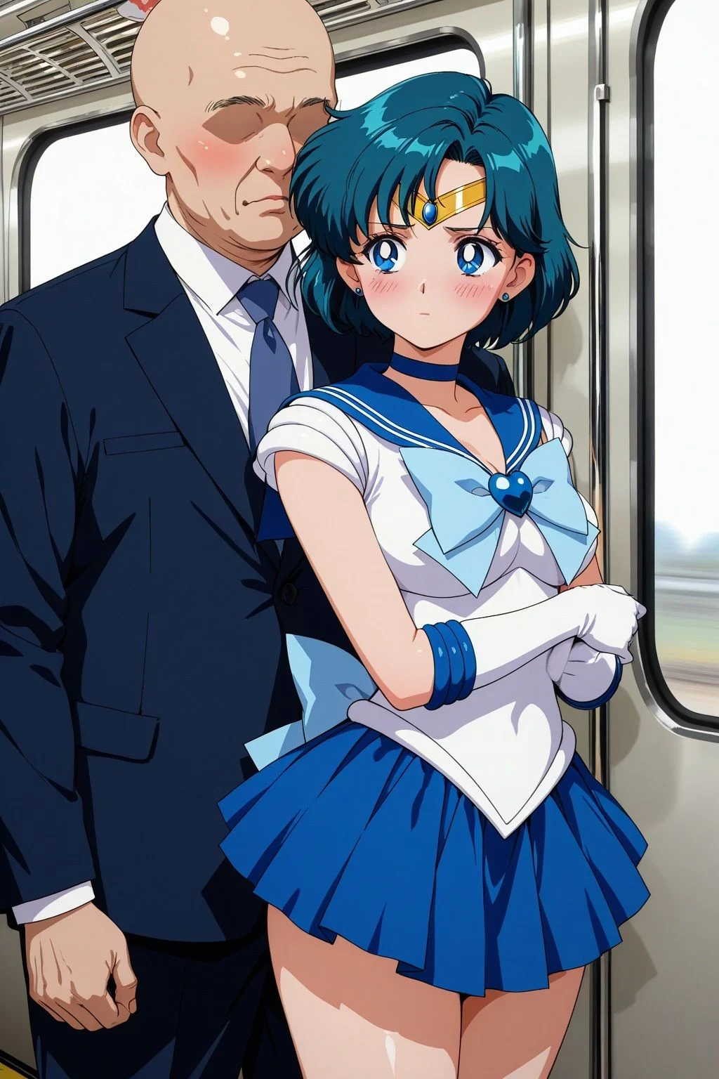 変身ヒロイン羞恥 痴姦電車 S.マーキュリー 画像2