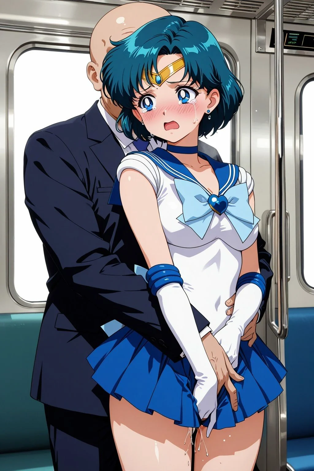 変身ヒロイン羞恥 痴姦電車 S.マーキュリー 画像5