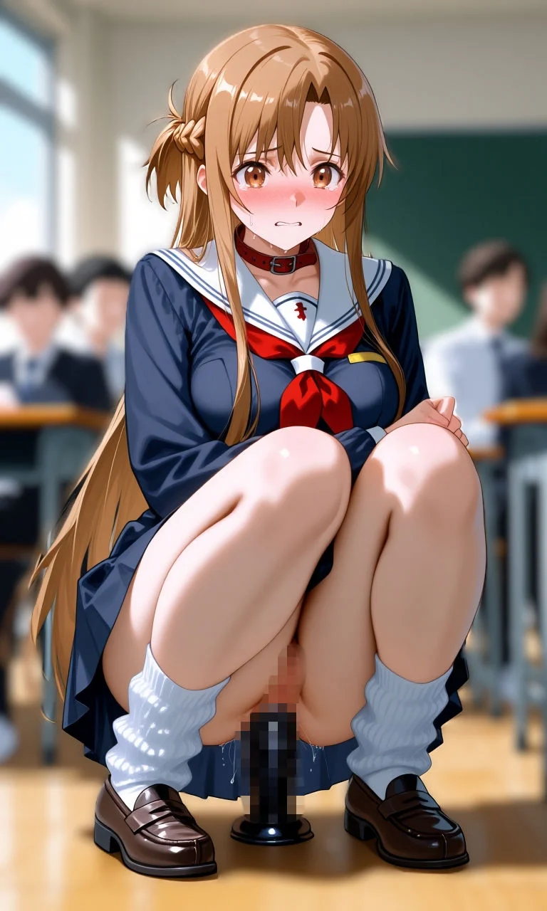 ア〇ナ 学校で壮絶アナル調教 画像4