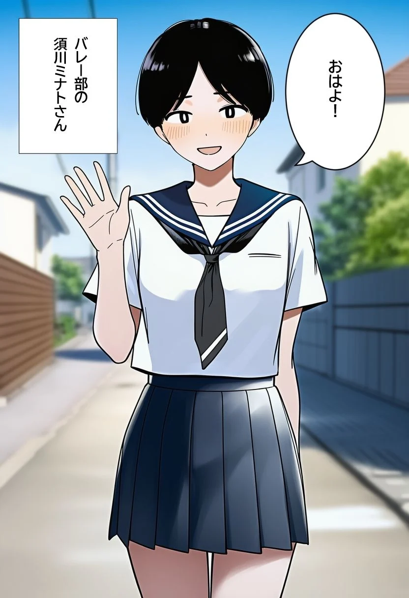 バレー部の須川さんと子作りセックスする。 画像1