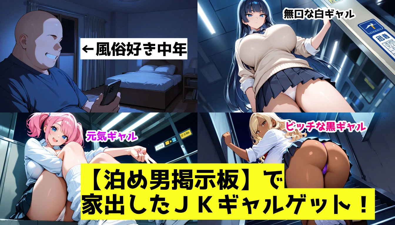家出中の爆乳JKギャルに生ちんぽで中出し睡眠姦 画像1