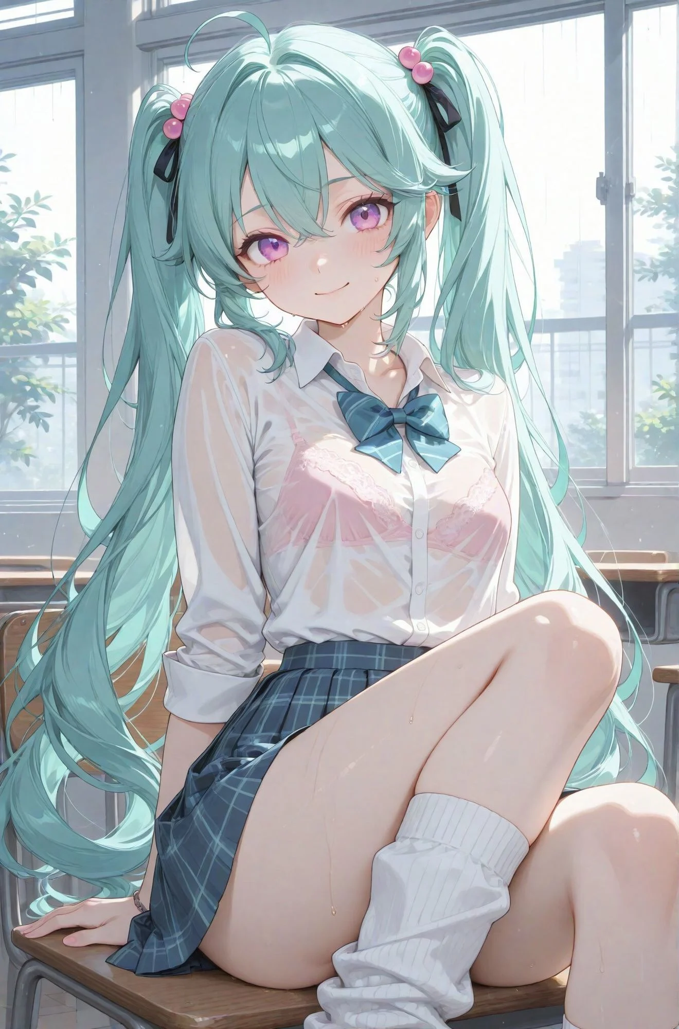 萌え下着!女体観察3〜ブラジャーは脱がさないで!〜下着、制服特化 画像1