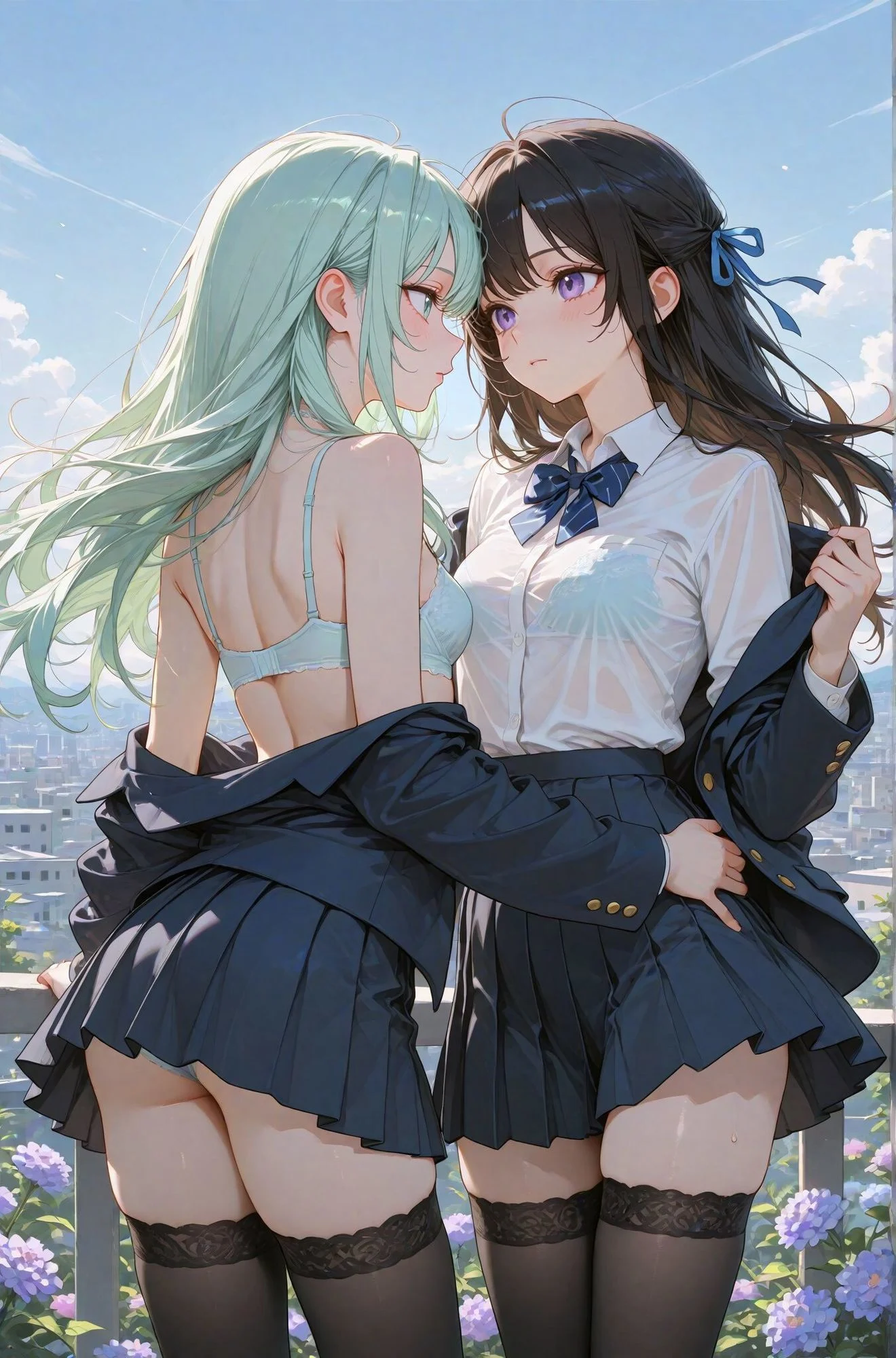 萌え下着!女体観察3〜ブラジャーは脱がさないで!〜下着、制服特化 画像4