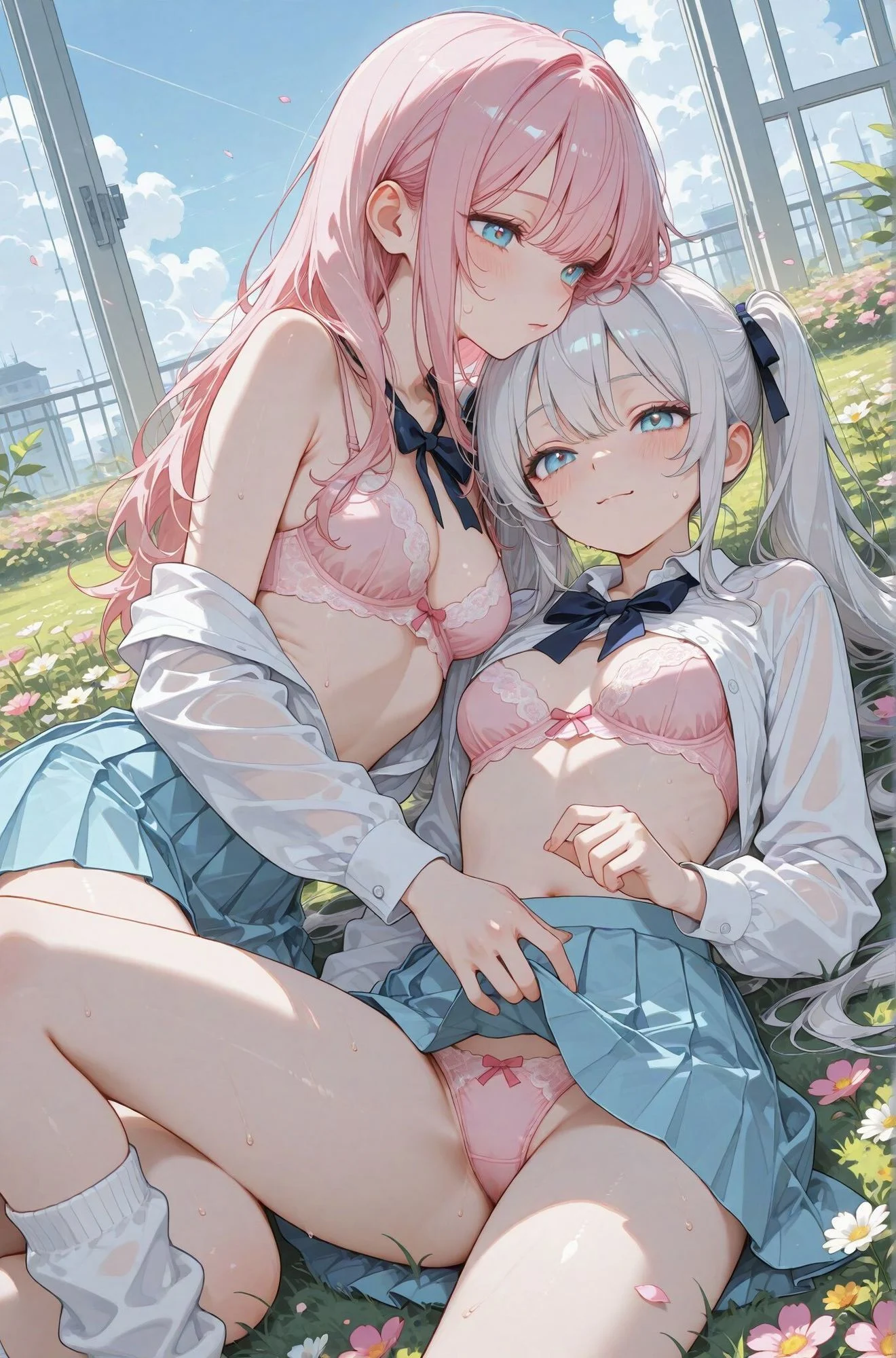 萌え下着!女体観察3〜ブラジャーは脱がさないで!〜下着、制服特化 画像6