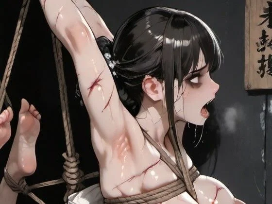 同人集団とるとれす-拷問動画1  -吊り責め（動画）-  エロ画像734690