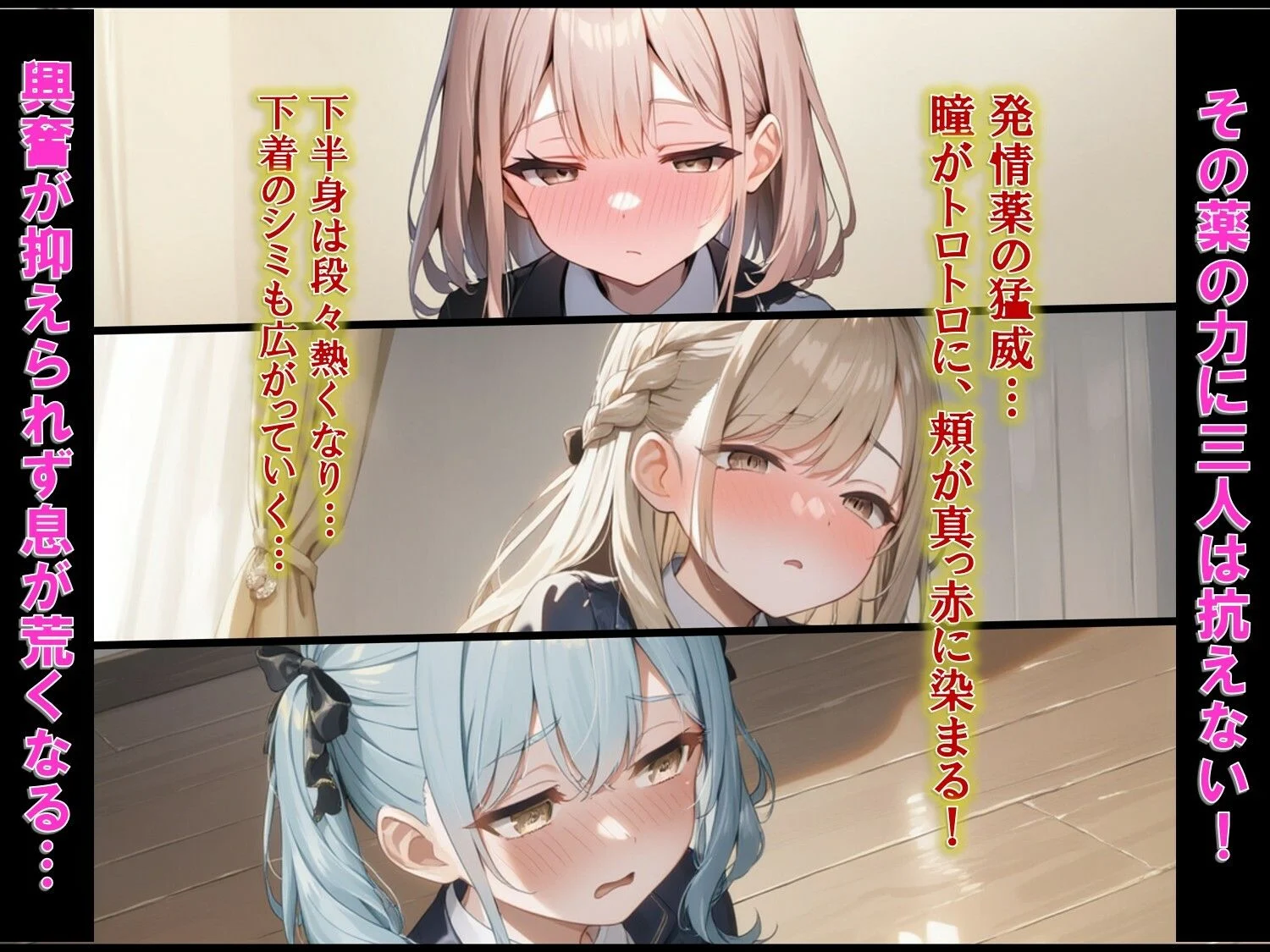 三姉妹改造計画〜アイテム「発情薬」を使用しました 〜 画像3