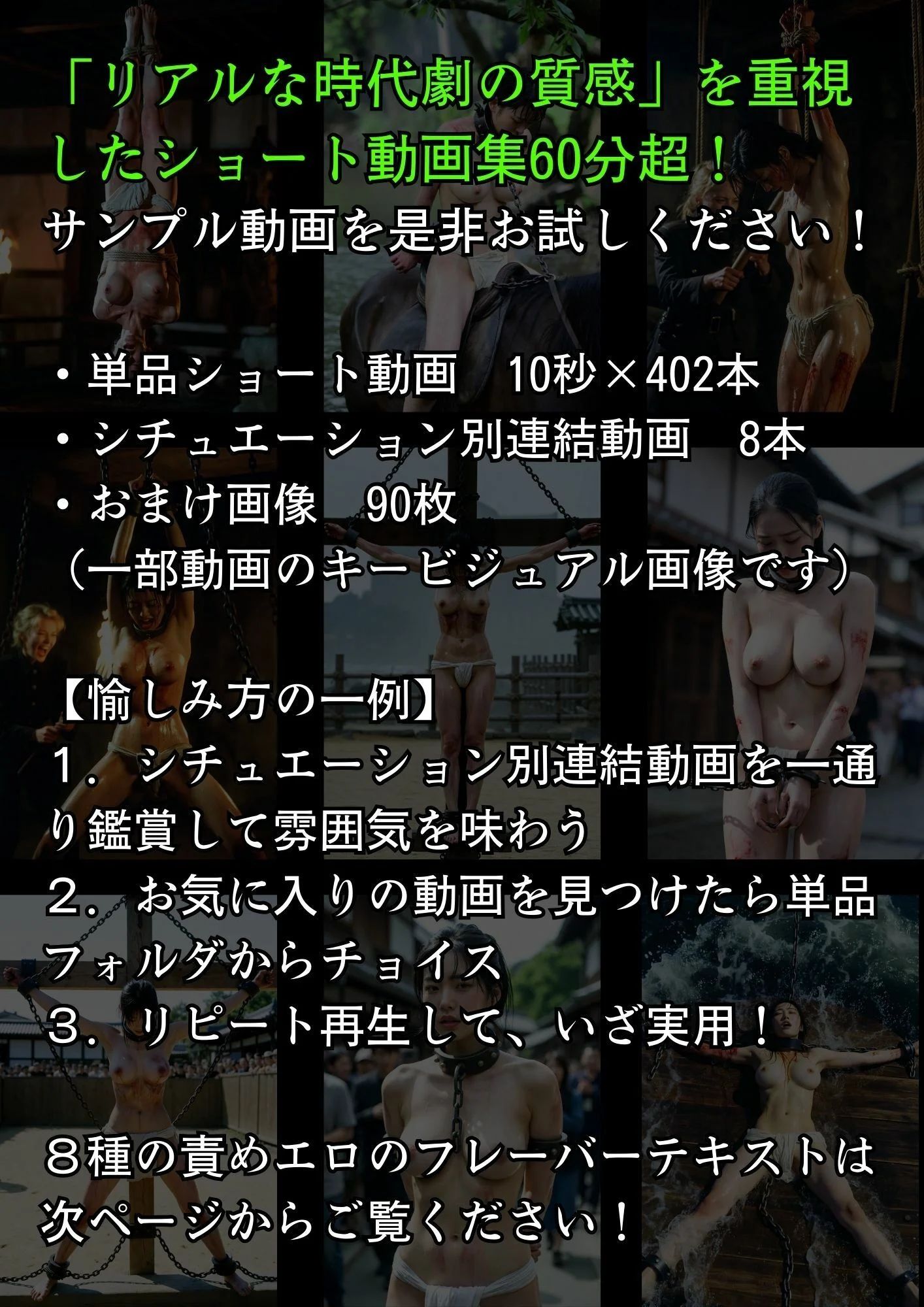 実写風拘束責めショート動画集 レンセレン審理院執刑映像資料集第1号 画像1