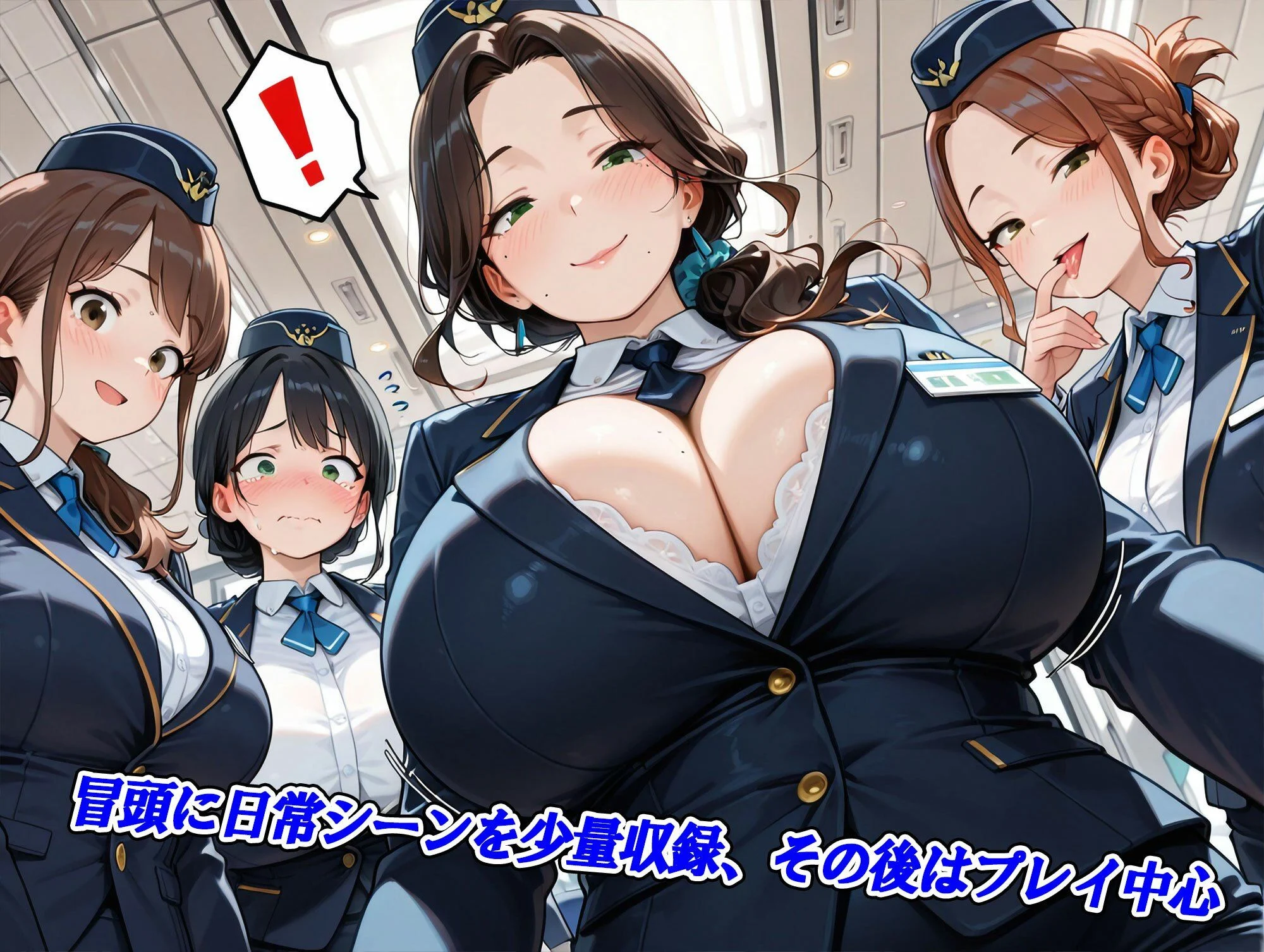 スチュワーデス妊娠ハーレム〜母性と包容力あふれる大人の女性たち〜 画像3