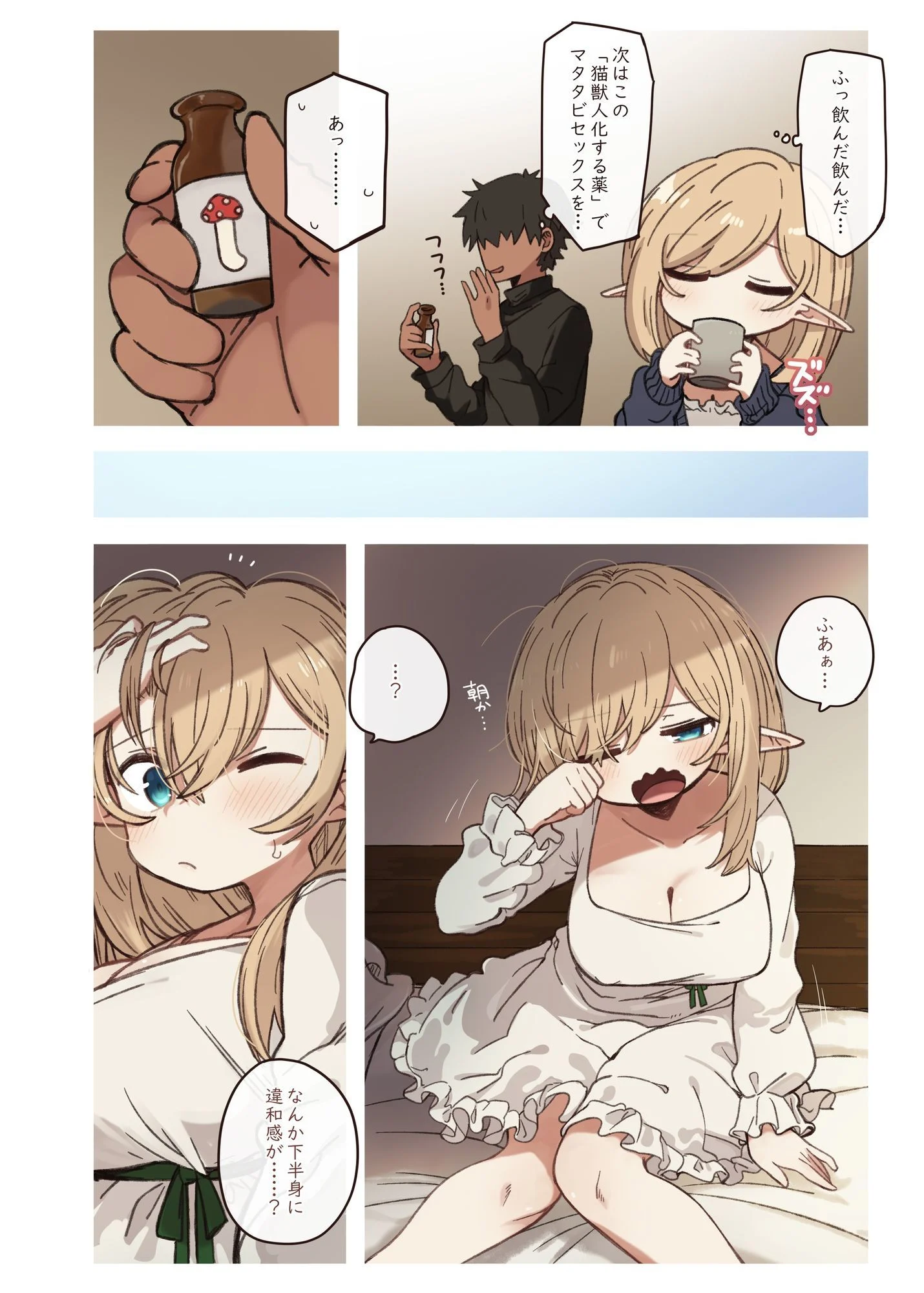 エルフと悪い薬。 画像1