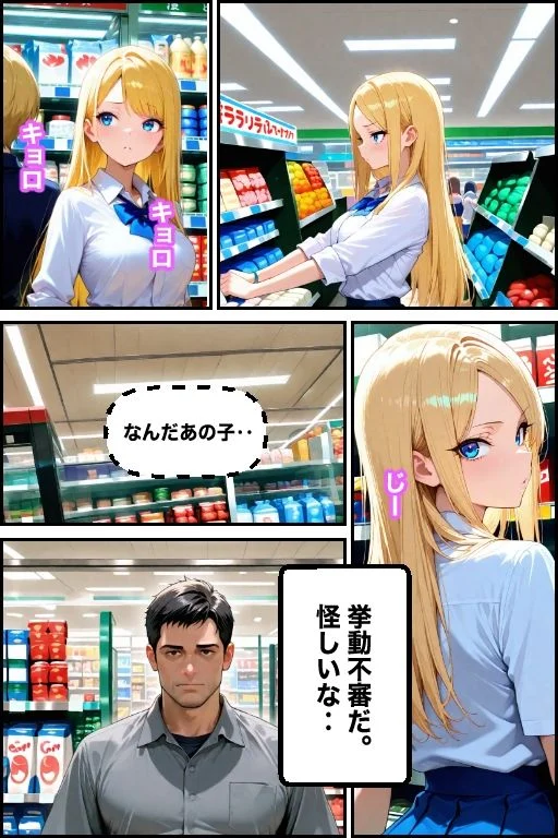 万引き現行犯!金髪ギャルを店長専用の「中出し肉便器」に分からせるまで 画像6