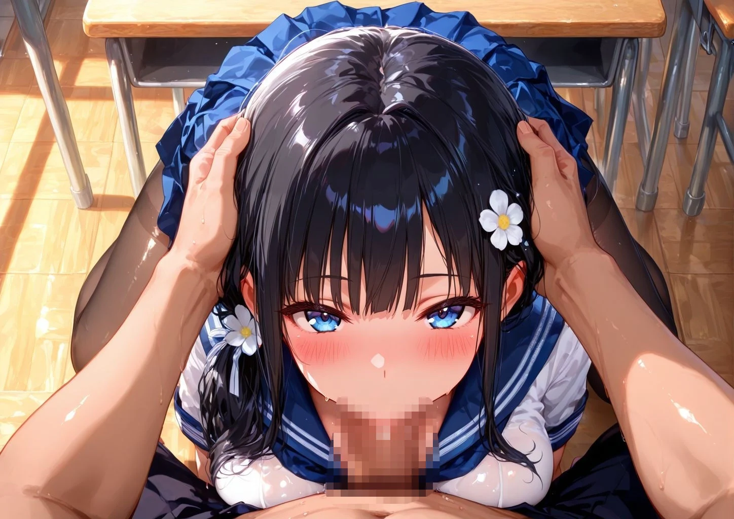 爆乳揺れる秘密の性交授業 画像4