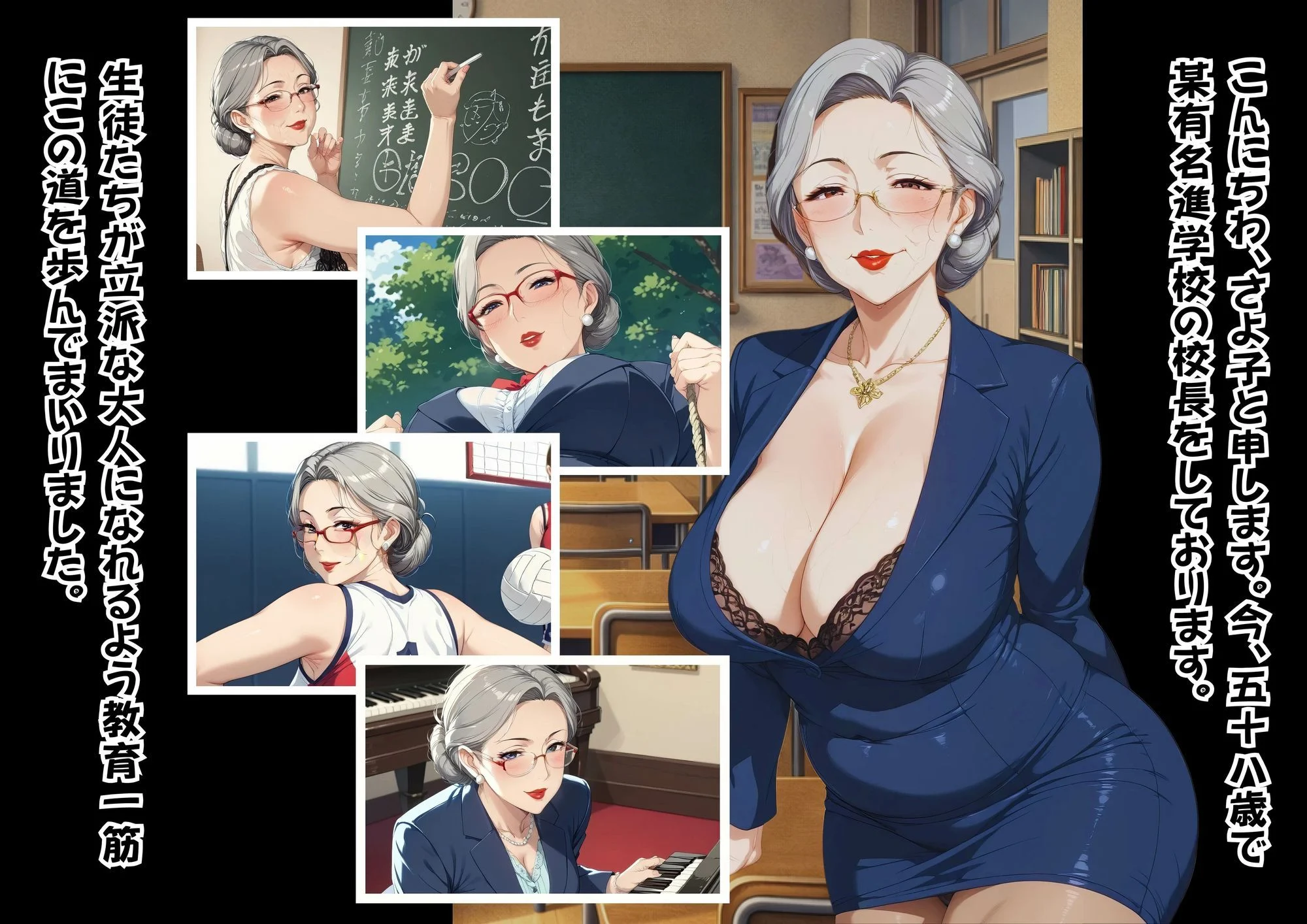 女校長の精活指導 画像1