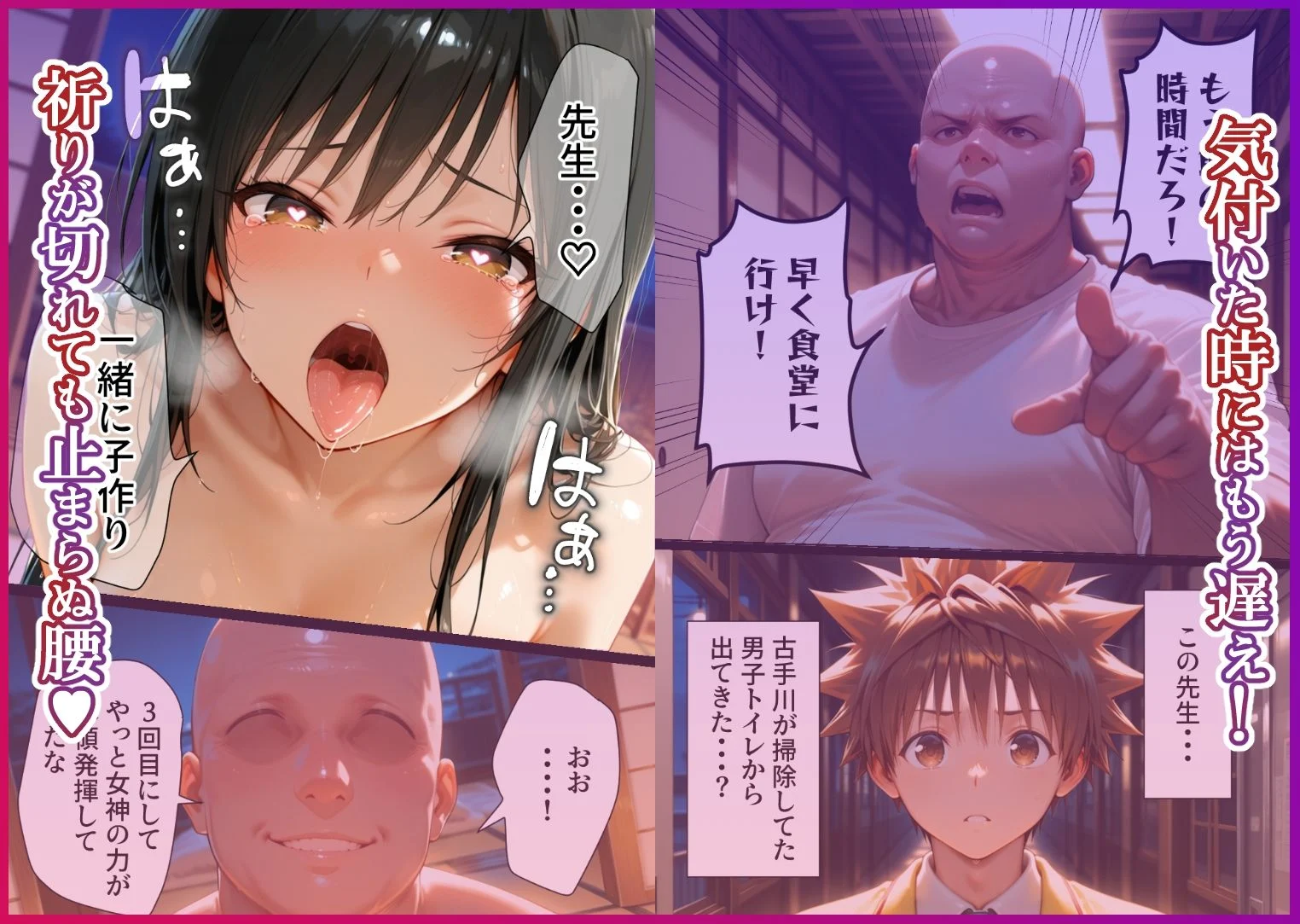 淫紋によって快楽 何度もイかされ寝取られる 古○川編 画像4