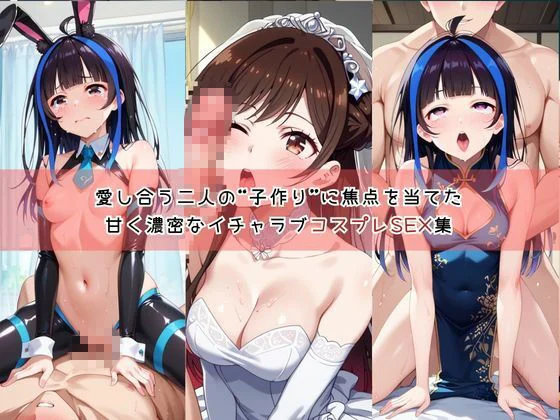 【コスプレ】水○千鶴&八重○みにと紡ぐ子作り中出しSEX三昧生活 画像1