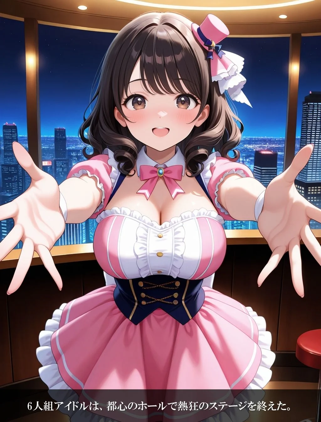 アイドルの裏営業、6人まとめて枕漬け〜高級バー編〜 画像1