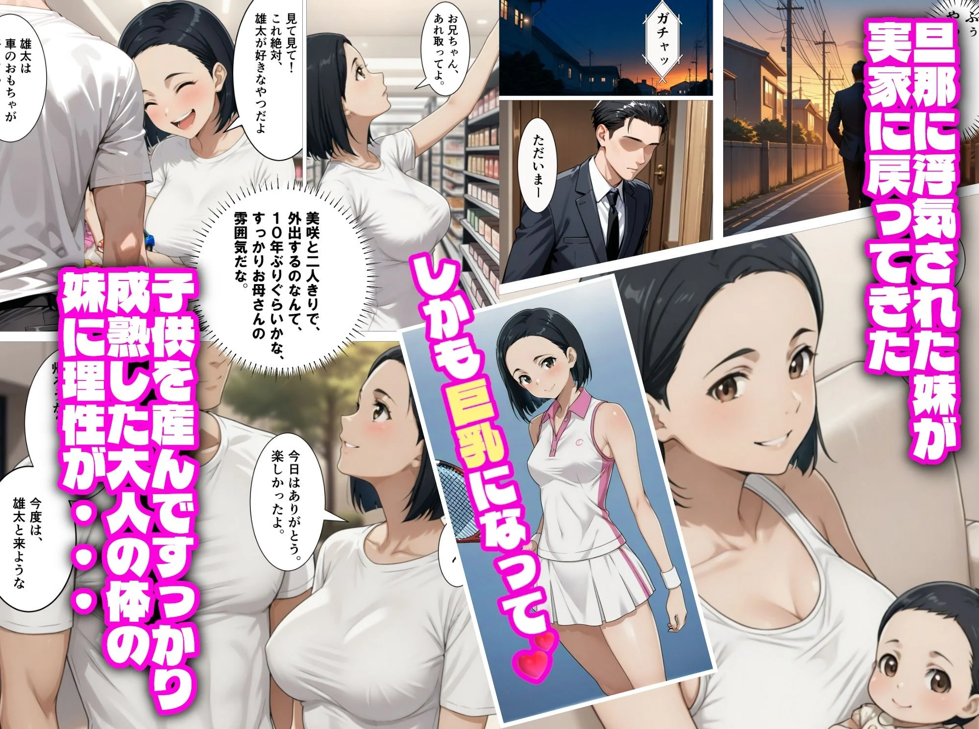 出戻り妹が巨乳になっていたので嫁にしてしまった話 画像1