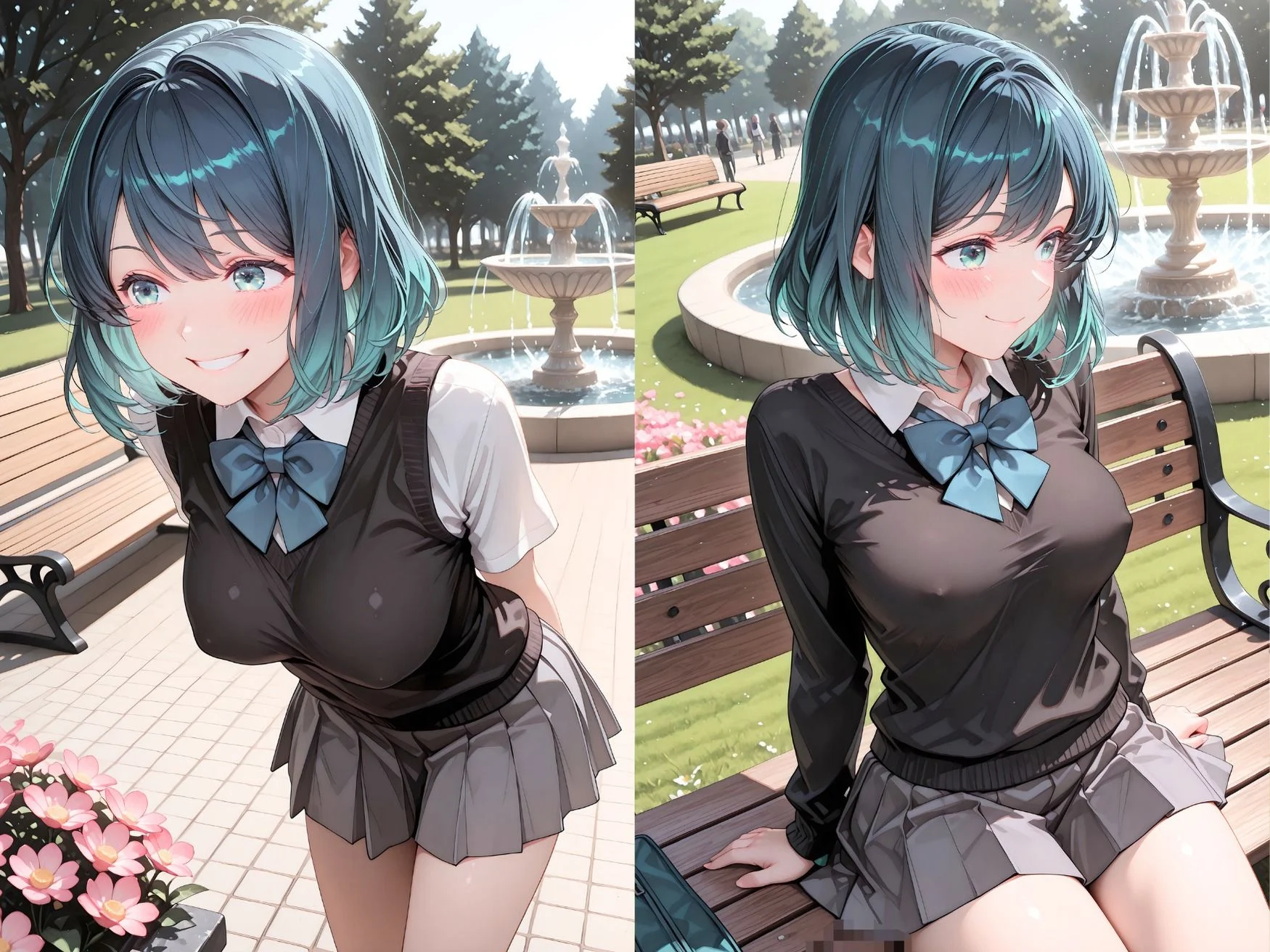 【4Kアニメ動画付き】野外催●堕ち:冷静な仮面の奥に、隠された快感 黒川あか〇編 画像1