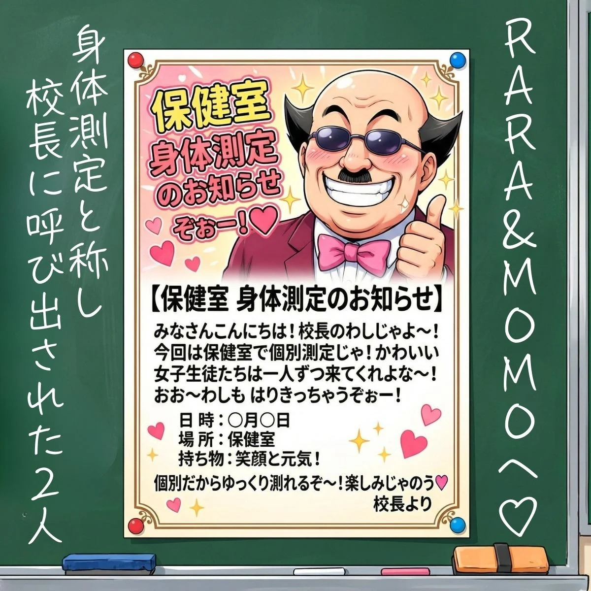 ワシ流 身体測定だよ〜ん RARA＆MOMO編 画像1