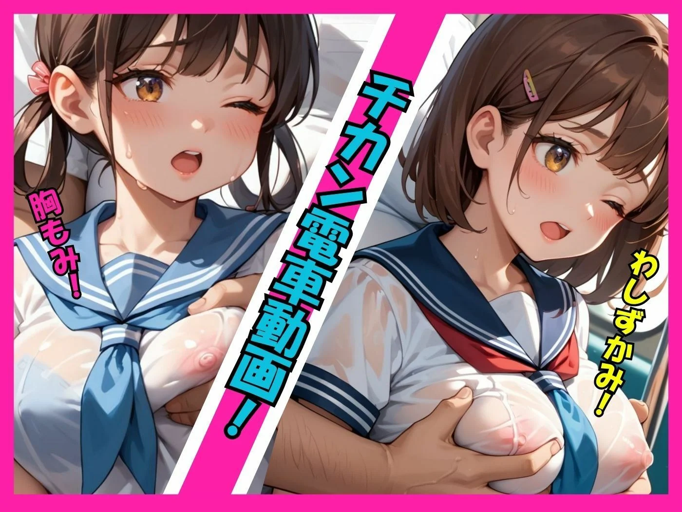 【アニメ動画 縦向きバージョン】痴●される36人+10人の少女たち! 画像5