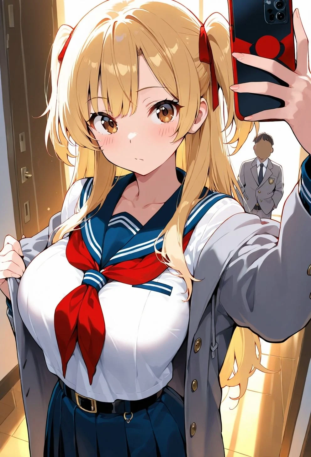 教師の逆襲 巨乳ちゃんをハメて肉便器 画像1