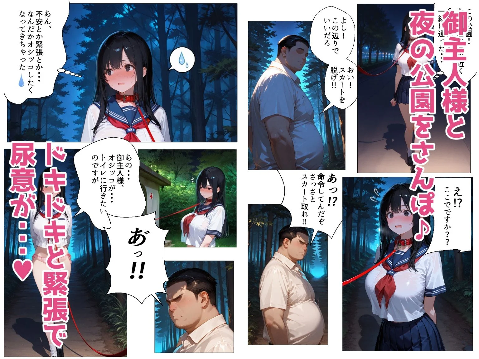 おじさんの性奴●になったユナちゃんの調教日記 画像2