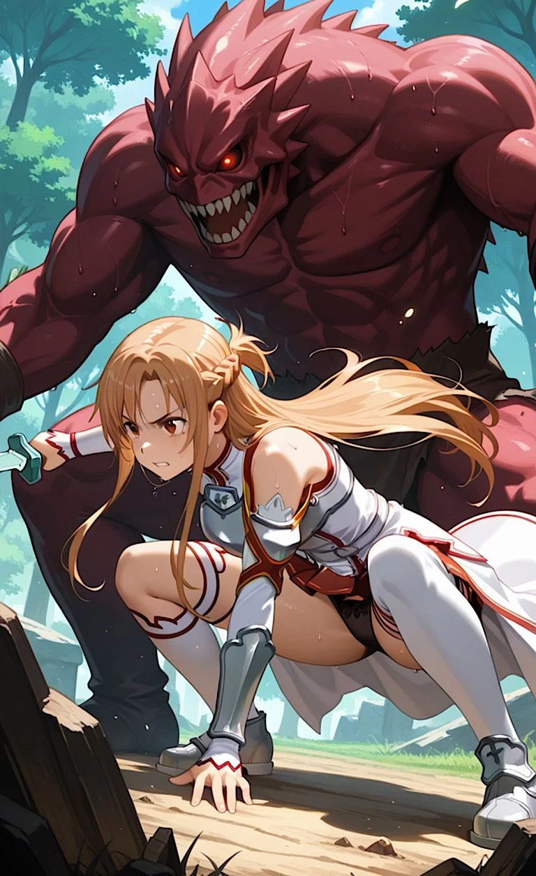 ソーローアートオンライン【ア◯ナ】戦闘脱衣127枚にソーローな貴方は最後まで射精せずに現実世界に戻れるのか!!? 画像7